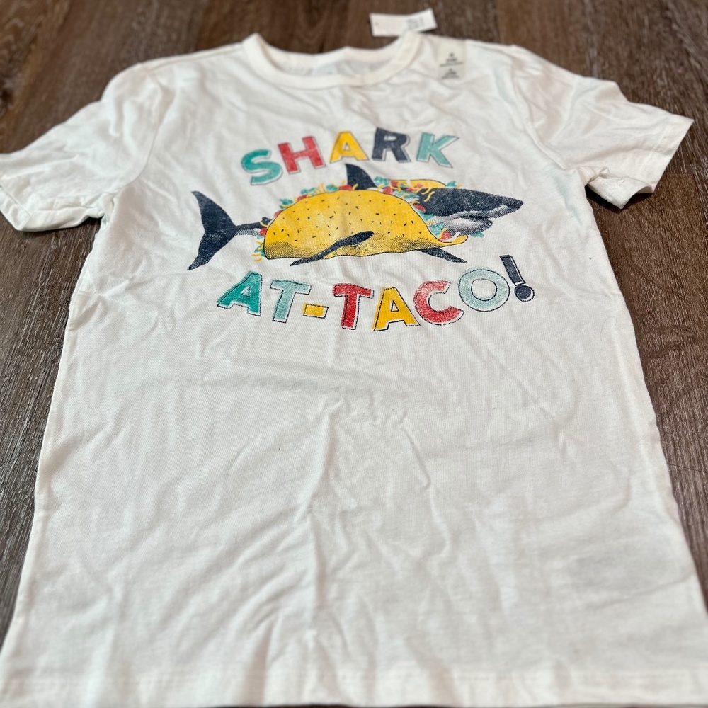 Boy's Graphic T-Shirt with Shark